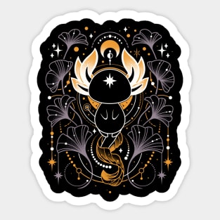 Astral Axolotl - Space Salamander Sticker